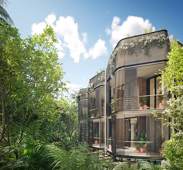 Development view at Faena Tulum